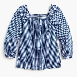 J. Crew Penny Gingham Top